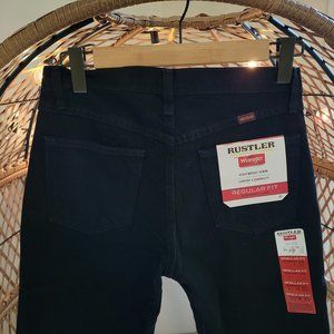 Mens Wrangler RUSTLER black jeans